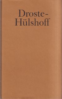Droste-Hülshoff, Werke in einem Band. (Umschlag)