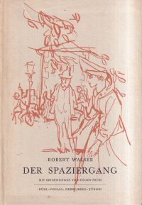 Walser, Der Spaziergang. (Umschlag)
