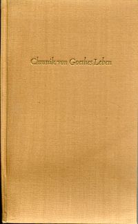 Götting, Chronik von Goethes Leben. (Umschlag)