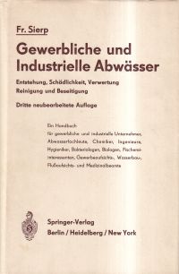 Sierp, Die gewerblichen und industriellen Abwässer. (Umschlag)