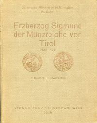 Moeser, Die grosse Münzreform unter Erzherzog Sigmund von Tirol. (Umschlag)