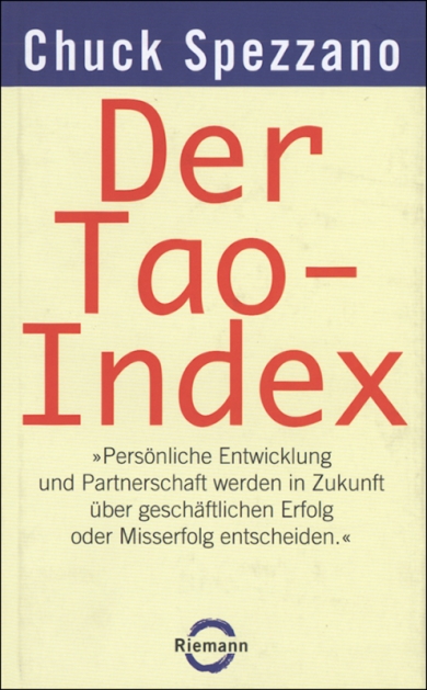 Spezzano, Der Tao-Index. (Einband)