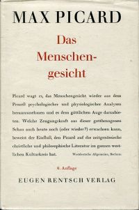 Picard, Das Menschengesicht. (Umschlag)