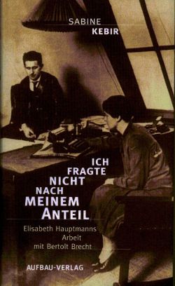 Kebir, Ich fragte nicht nach meinem Anteil. (Einband)