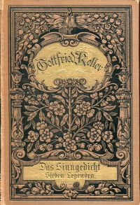 Keller, Das Sinngedicht. Novellen. - Sieben Legenden. (Umschlag)
