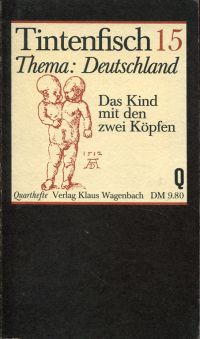 Buch, Tintenfisch 15: Thema Deutschland. (Umschlag)