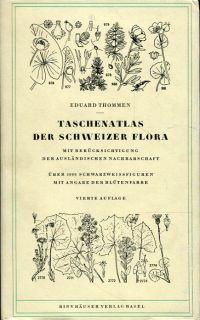 Thommen, Taschenatlas der Schweizer Flora. (Umschlag)