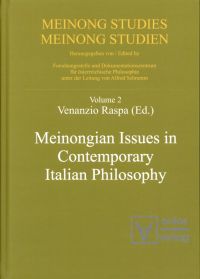 Raspa, Meinongian issues in contemporary Italian philosophy. (Umschlag)
