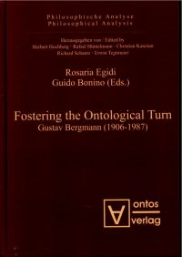Egidi, Fostering the ontological turn. (Umschlag)