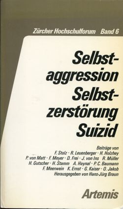 Braun, Selbstaggression, Selbstzerstörung, Suizid. (Einband)