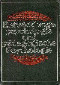 Petrovskij, Entwicklungspsychologie und pädagogische Psychologie. (Umschlag)