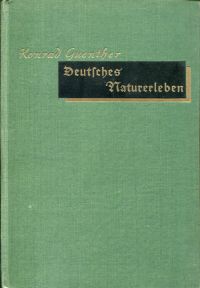 Guenther, Deutsches Naturerleben. (Umschlag)