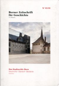 Erne, Das Stadtarchiv Bern. (Umschlag)
