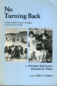 Qoyawayma, No turning back. (Umschlag)