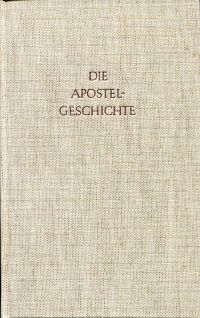 Wikenhauser, Die Apostelgeschichte. (Umschlag)