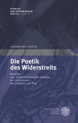Dröse, Die Poetik des Widerstreits. (Umschlag)