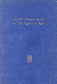 Henke, Der Wirklichkeitsanspruch von Theologie und Religion. (Umschlag)