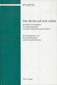 Hummler, Das Recht auf sich selbst. (Umschlag)