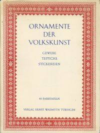 Bossert, Ornamente der Volkskunst. (Umschlag)