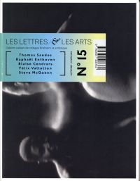 Les lettres & les arts, No. 15 (Automne - Hiver 2013) (Umschlag)