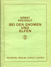 Kreidolf, Bei den Gnomen und Elfen. (Umschlag)