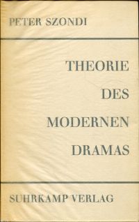 Szondi, Theorie des modernen Dramas. (Umschlag)