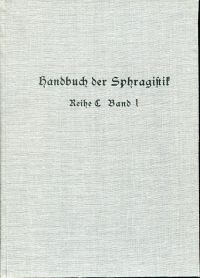 Handbuch der Sphragistik, Reihe C. (Umschlag)