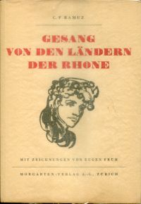 Ramuz, Gesang von den Ländern der Rhone. (Umschlag)