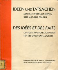 Ideen und Tatsachen. (Umschlag)