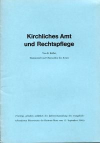 Keller, Kirchliches Amt und Rechtspflege. (Umschlag)