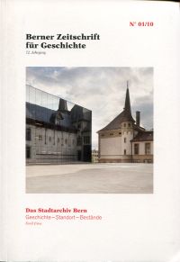 Erne, Das Stadtarchiv Bern. (Umschlag)