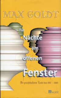 Goldt, Für Nächte am offenen Fenster. (Umschlag)
