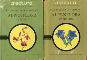Favarger, Alpenflora. (Umschlag)