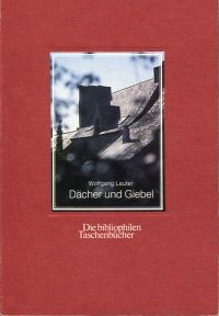 Lauter, Dächer und Giebel. (Umschlag)