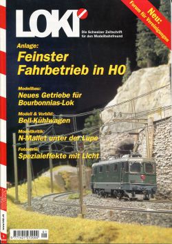 LOKI. Das Schweizer Magazin für Eisenbahn- und Modellbahnfreunde, 1 (2002) (Umschlag)