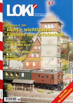 LOKI. Das Schweizer Magazin für Eisenbahn- und Modellbahnfreunde, 11 (2001) (Umschlag)
