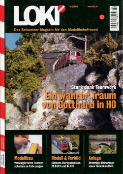 LOKI. Das Schweizer Magazin für Eisenbahn- und Modellbahnfreunde, 2 (2010) (Umschlag)