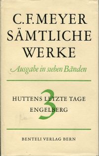 Meyer, Huttens letzte Tage. (Umschlag)