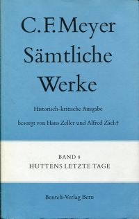 Meyer, Huttens letzte Tage. (Umschlag)