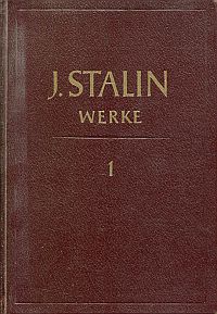 Stalin, Werke, Band 1 - 13. (Umschlag)