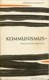 Bourbeck, Kommunismus - Frage an die Christen. (Umschlag)