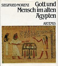Morenz, Gott und Mensch im alten Aegypten. (Umschlag)