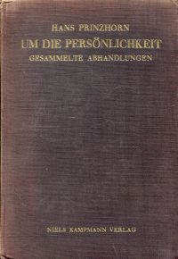 Prinzhorn, Um die Persönlichkeit (Umschlag)