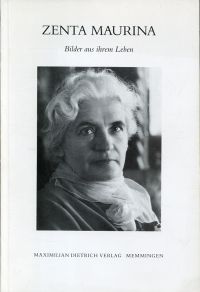 Zenta Maurina. (Umschlag)
