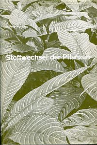 Frey-Wyssling, Stoffwechsel der Pflanzen. (Umschlag)