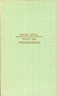Spiel, Welt im Widerschein. (Umschlag)