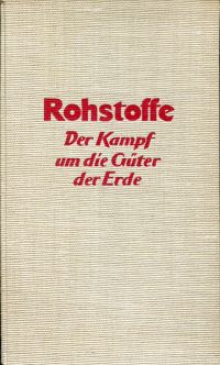 Pahl, Rohstoffe. (Umschlag)