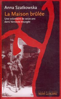 Szatkowska, La maison brûlée. (Umschlag)