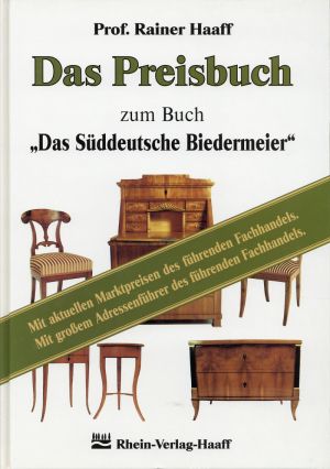 Haaff, Das Preisbuch zum Buch "Das süddeutsche Biedermeier". (Umschlag)