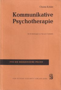 Kohler, Kommunikative Psychotherapie. (Umschlag)